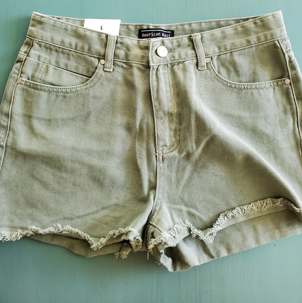 Green shorts